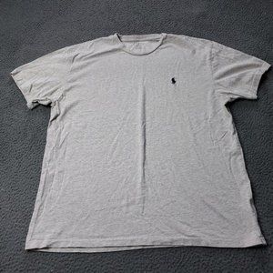 Polo Ralph Lauren  Short Sleeve Shirt Cotton Gray Mens Size L Large